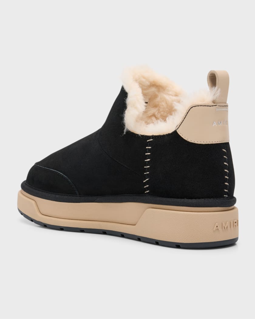 Shearling ankle boots