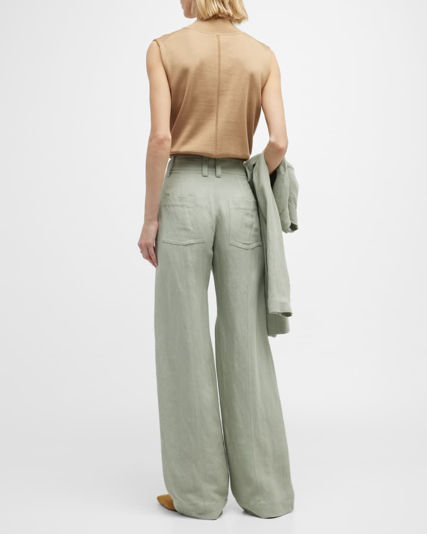 Vince relaxed clearance wide leg trousers