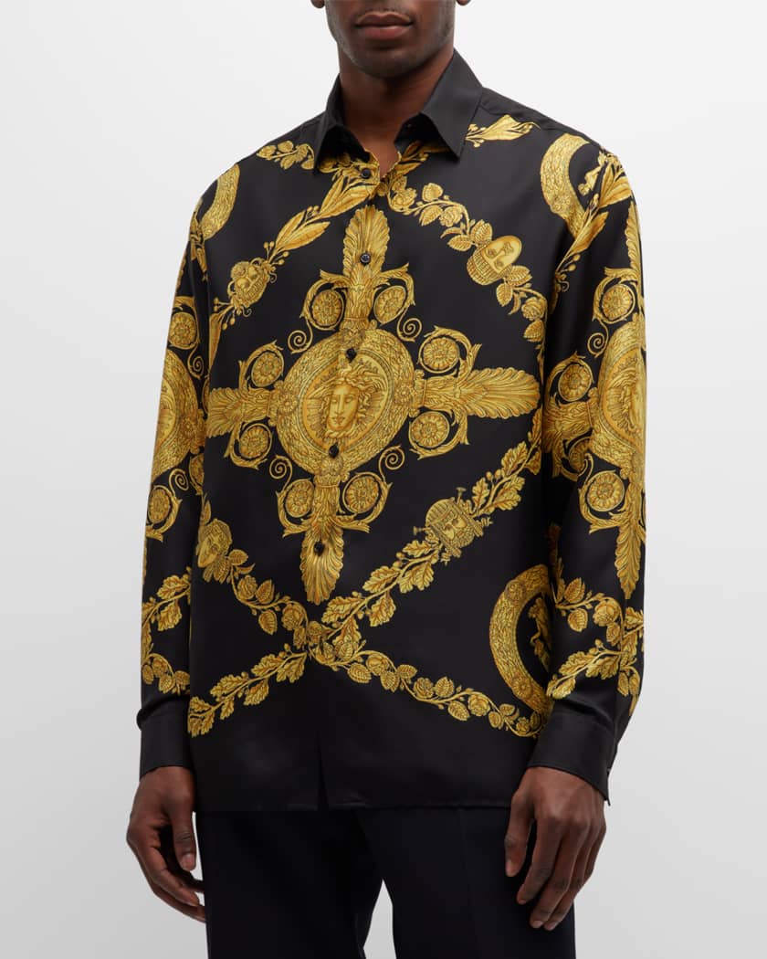 Versace men's dress shirt outlet