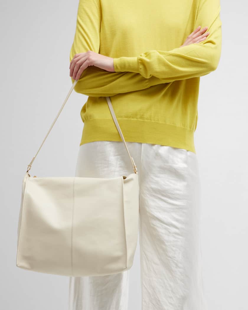 THE ROW Aspen Clutch Bag in Napa Leather | Neiman Marcus