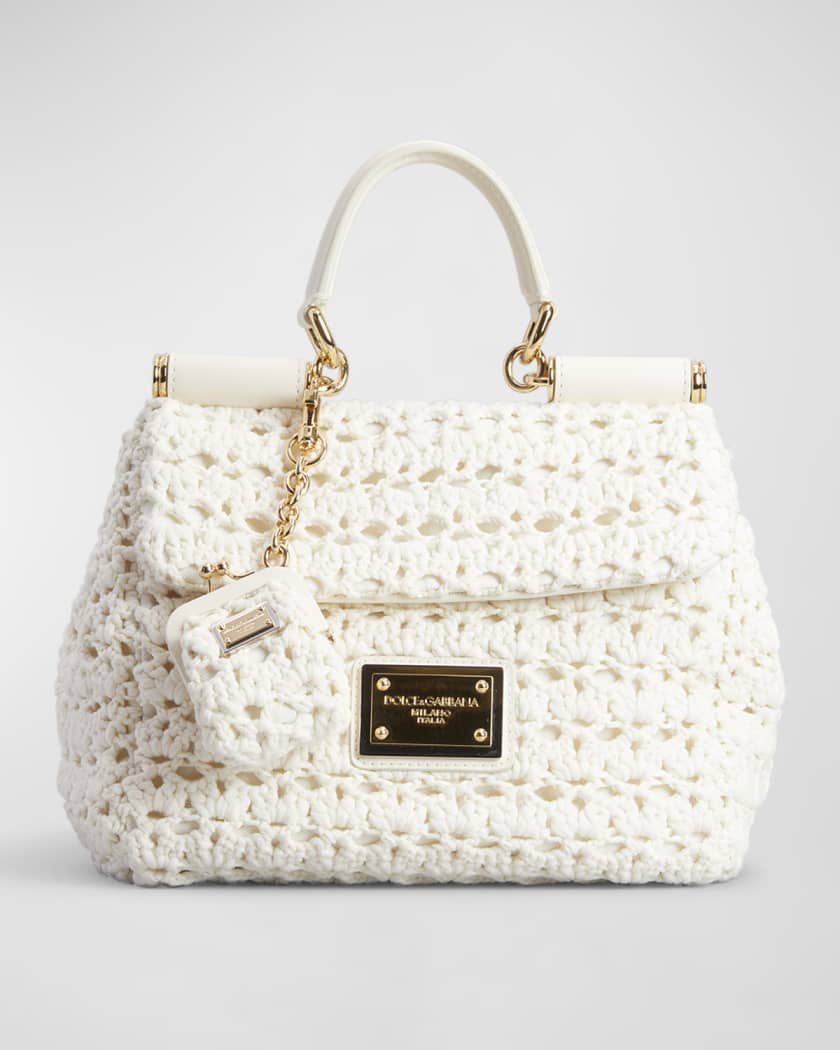 Small Sicily handbag in White