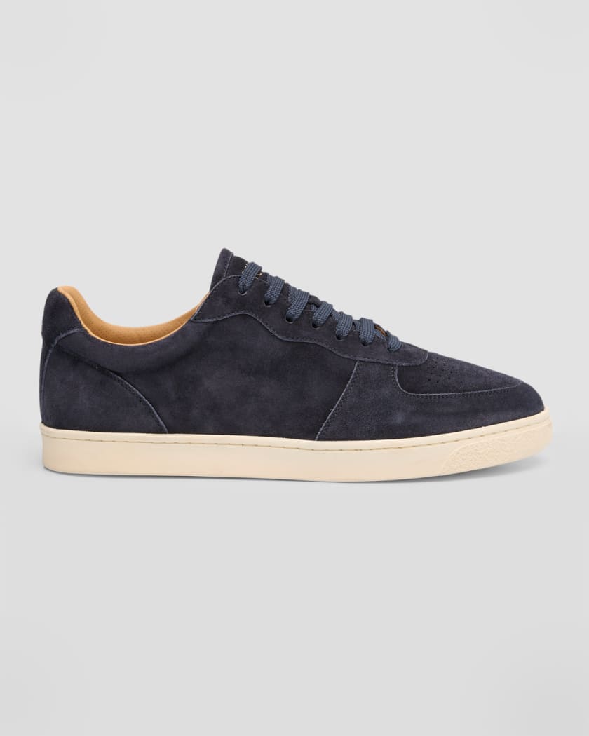 Suede Sneakers in Brown - Brunello Cucinelli