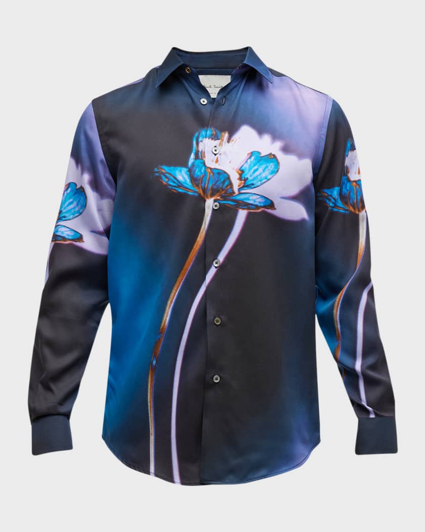 Paul Smith half face half floral