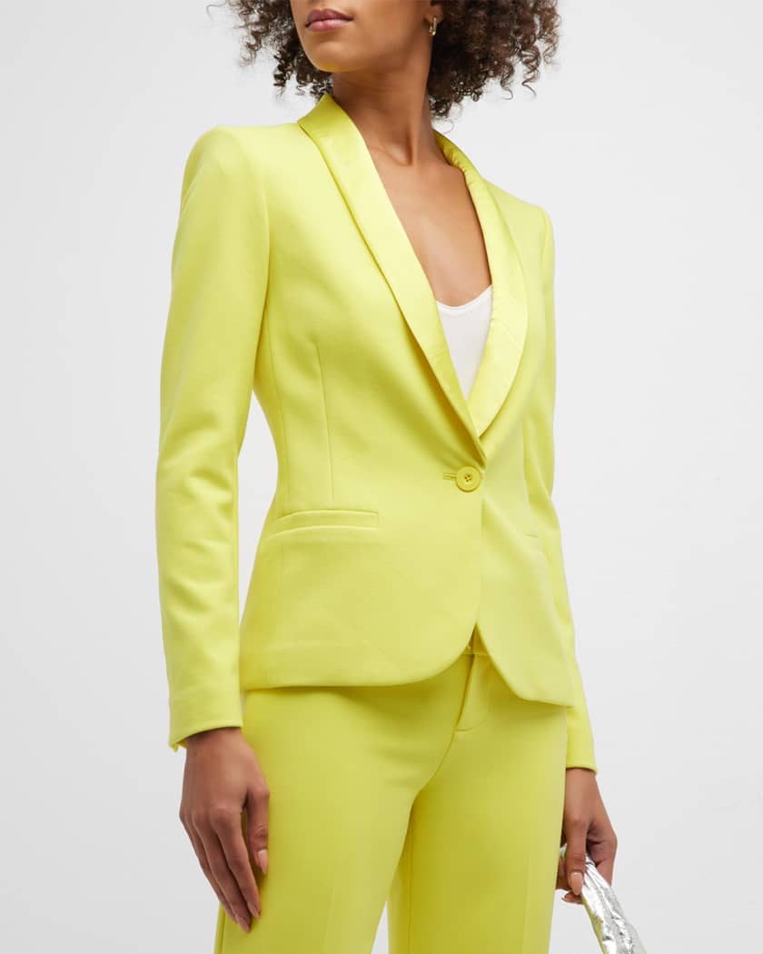 Canary yellow blazer on sale