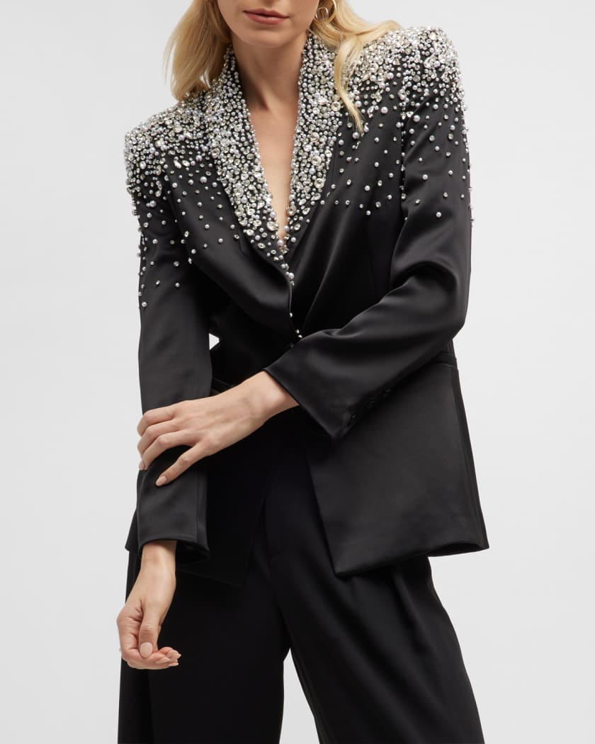 Alice and olivia beaded jacket outlet