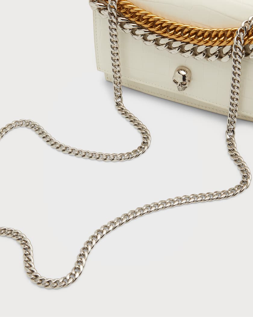 Crossbody bag hotsell with embossed chain