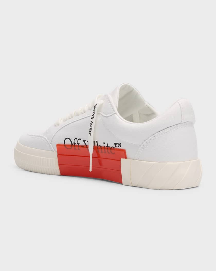 Off-White c/o Virgil Abloh Vulcanized Canvas Sneakers in Natural