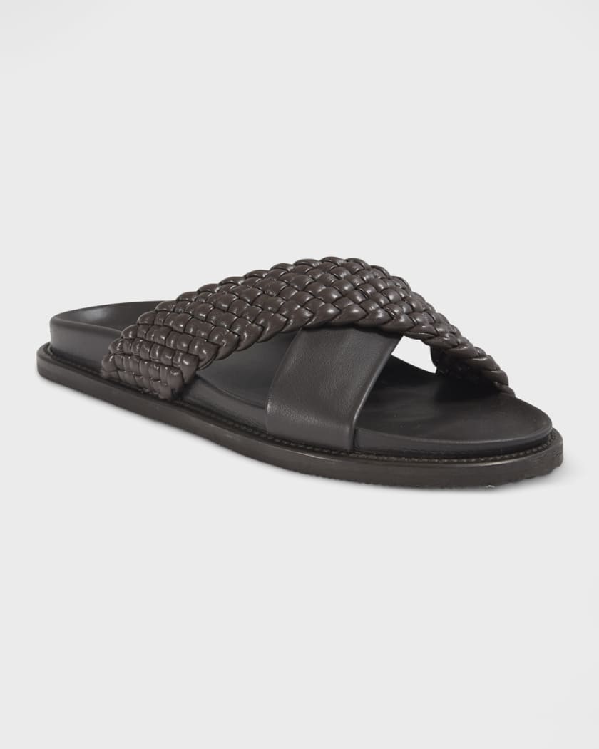 Criss cross cheap slide sandals