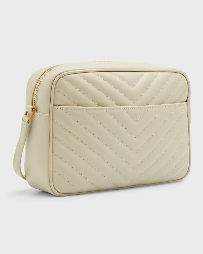Saint Laurent Lou Medium YSL Quilted Camera Crossbody Bag with