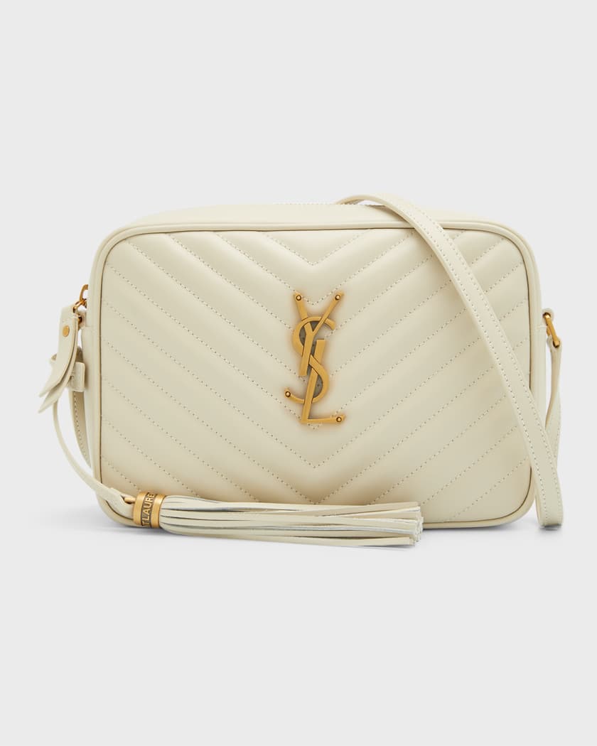 Ysl white crossbody top