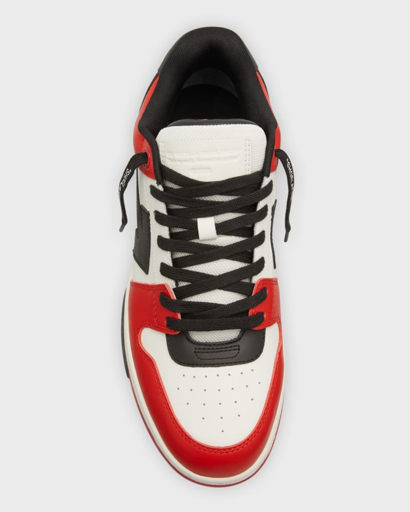 entrenador estático lucha Off-White Men's Out Of Office Leather Low-Top Sneakers | Neiman Marcus