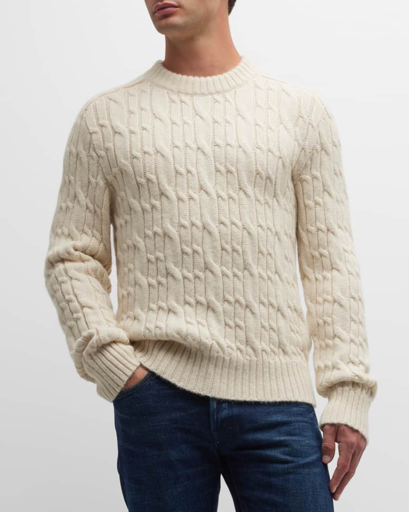 Tom Ford Ribbed Long Sleeve V-Neck Sweater