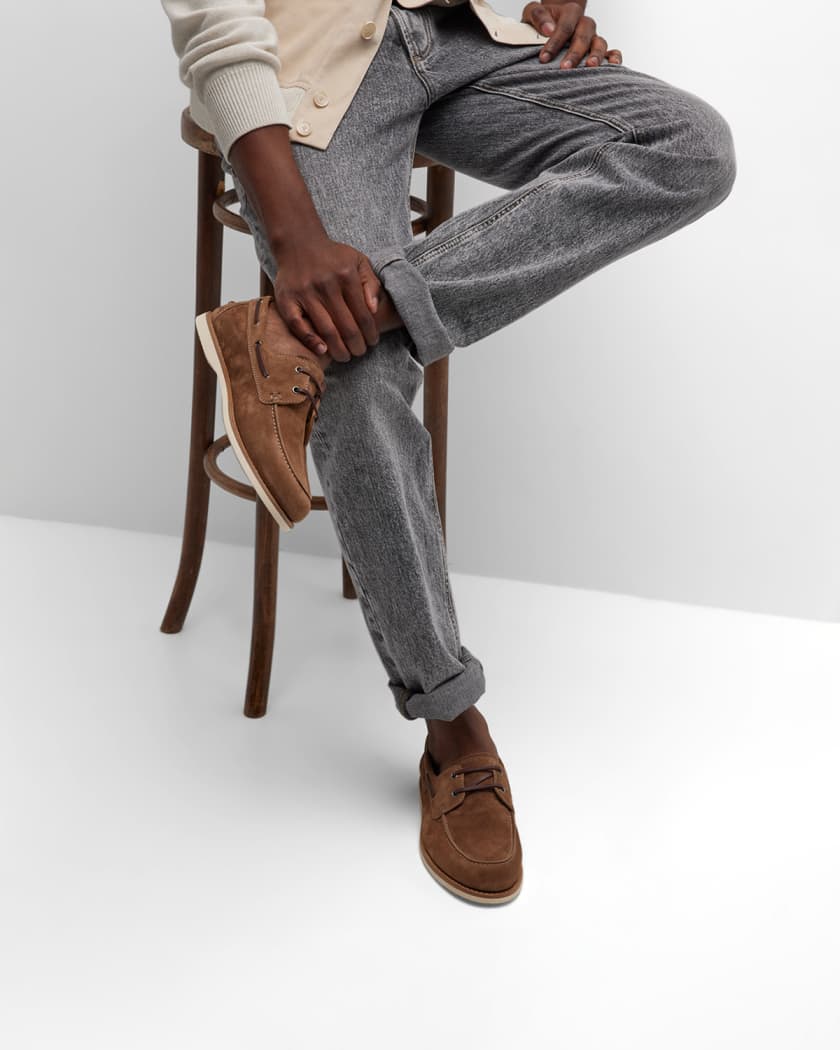 Brunello cucinelli boat shoes sale