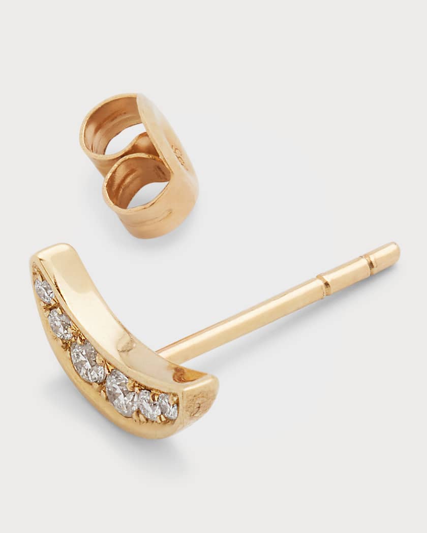Andrea Fohrman 14-karat Gold Diamond Single Earring