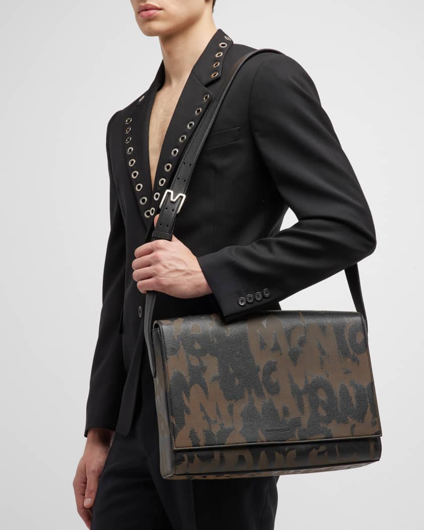 Alexander mcqueen messenger bag mens sale