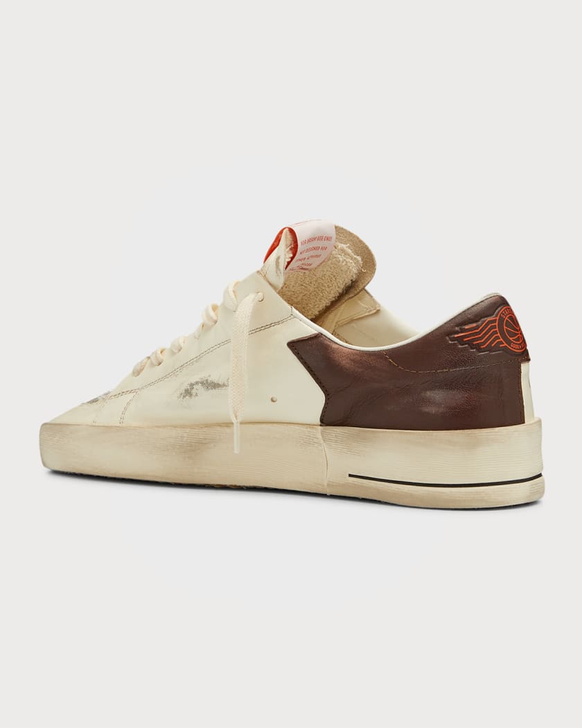 Men's Stardan Leather Low-Top Sneakers