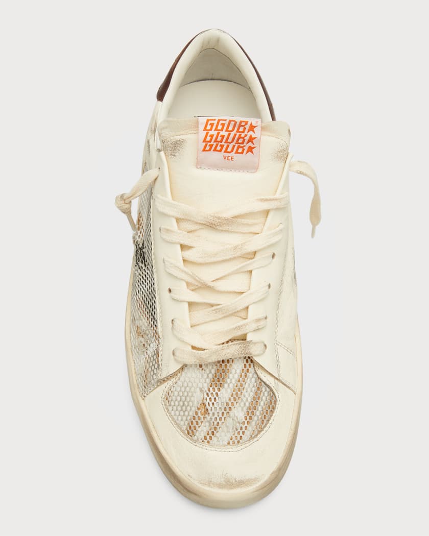 Men's Stardan Leather Low-Top Sneakers