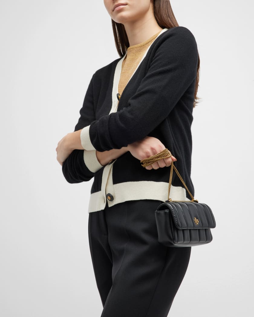 Tory Burch Kira Mini Leather Flap Shoulder Bag
