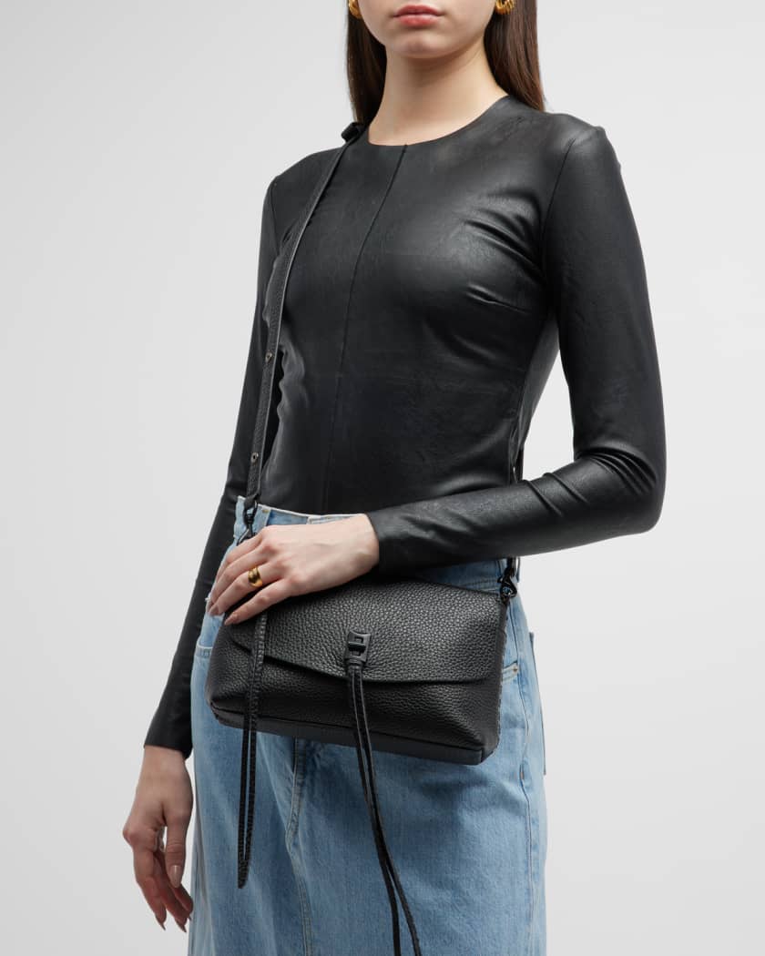 Rebecca Minkoff Darren Top Zip Leather Crossbody Bag