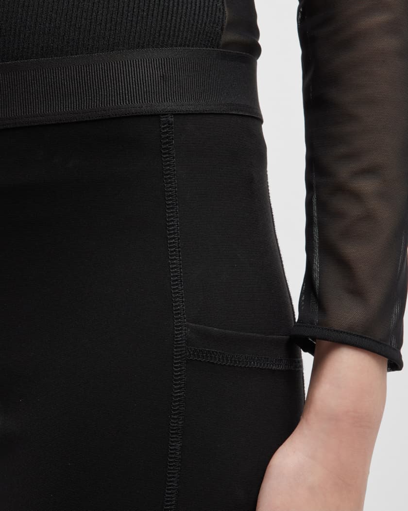 TOM FORD Logo Waist Legging in Black