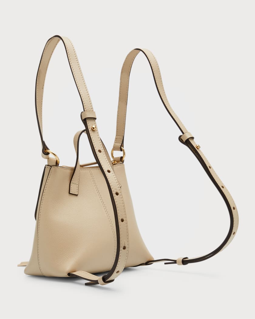 See by Chloé Joan Leather Backpack Cement Beige