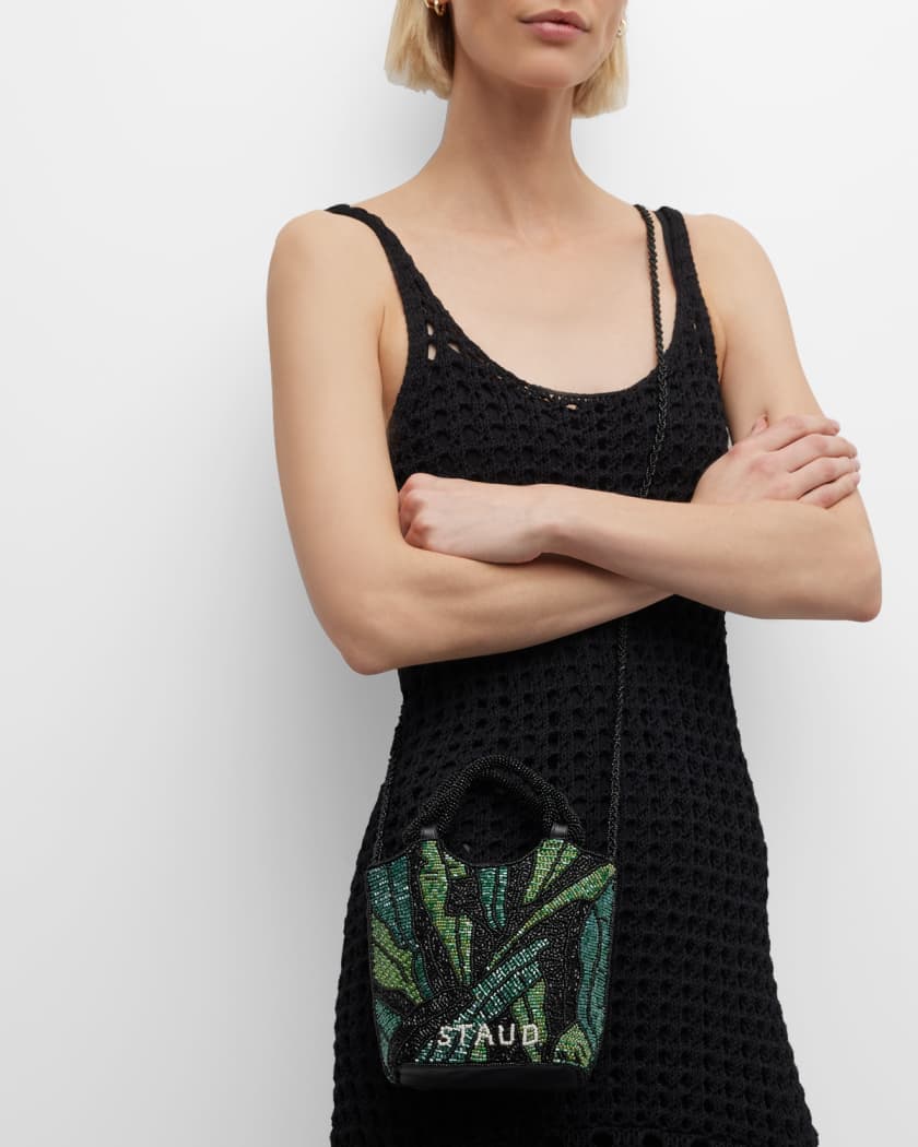 $130 Neiman Marcus Women's Black Star Studded Tassel