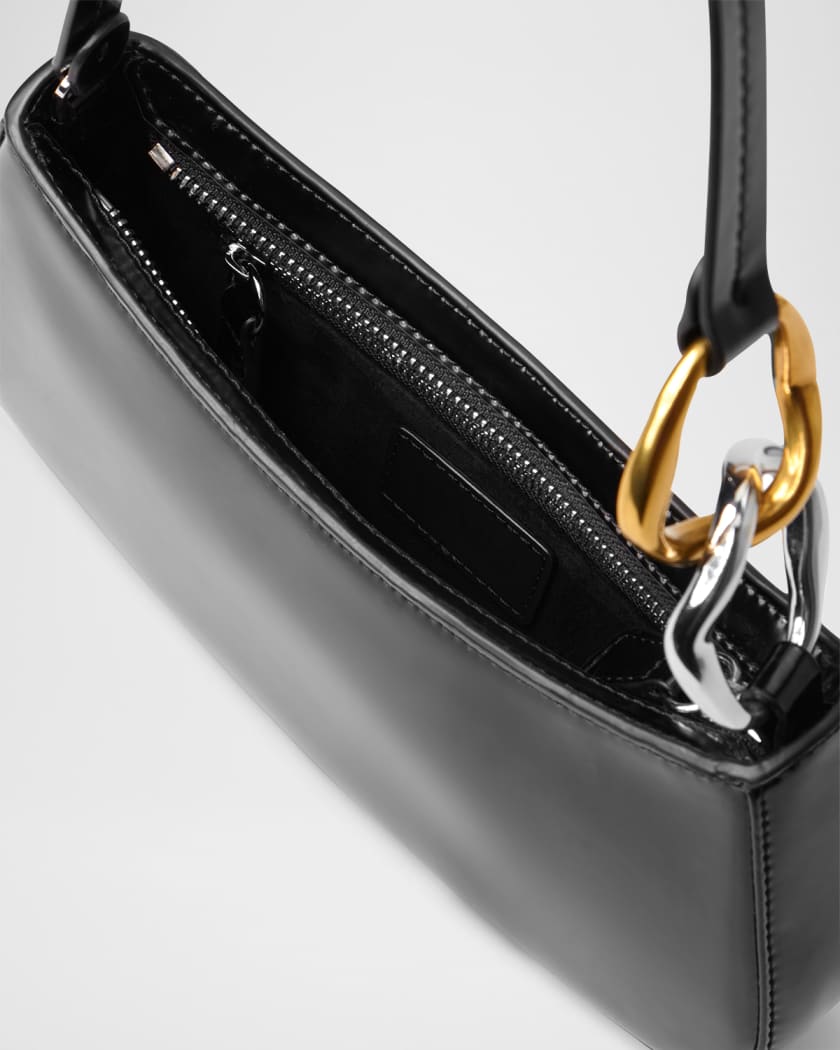 Ollie Zip Leather Shoulder Bag