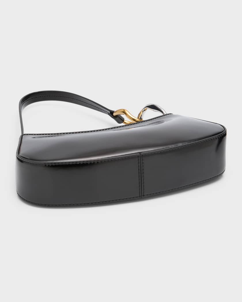 Ollie Zip Leather Shoulder Bag