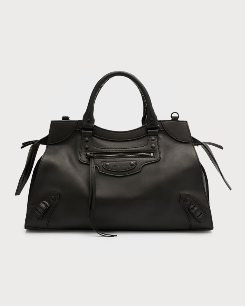 Balenciaga Neo Leather Top-Handle Bag Neiman Marcus