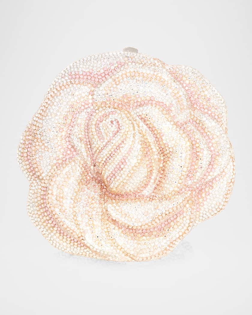 Judith Leiber Couture Rose Blush Crystal Minaudiere Neiman Marcus