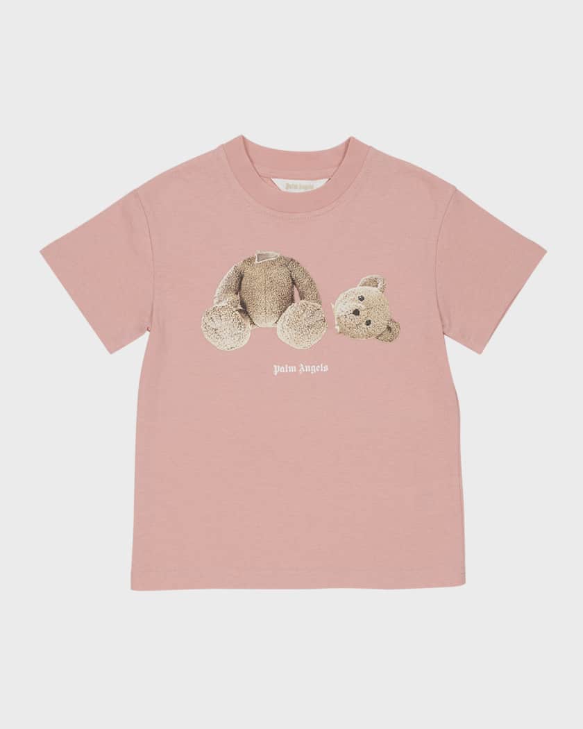 bear-print T-shirt, Palm Angels