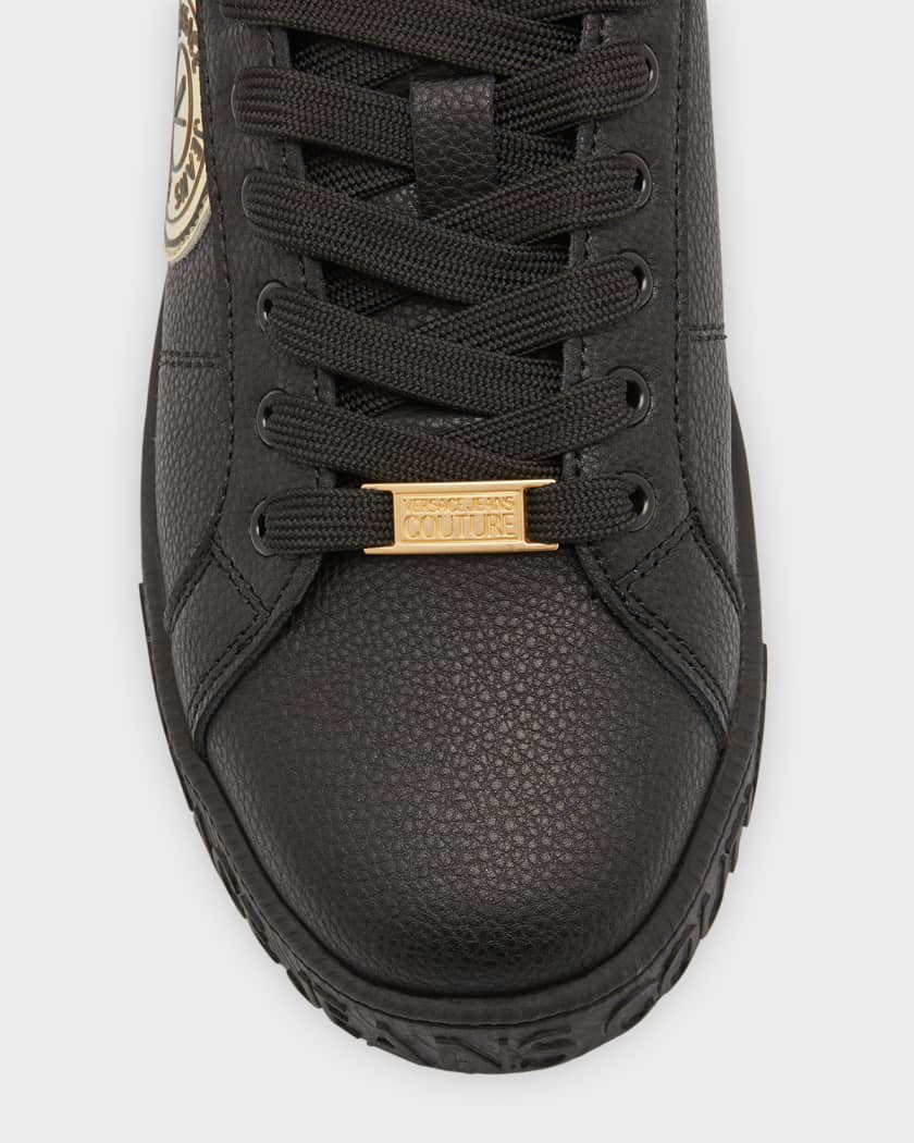 Versace Jeans Couture Men's Court 88 Leather Low-Top Sneakers