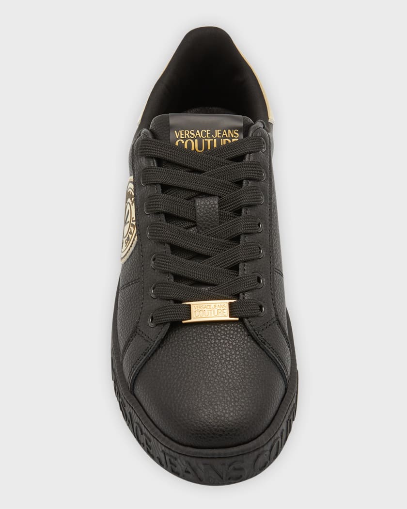 Versace Jeans Couture Men's Court 88 Leather Low-Top Sneakers