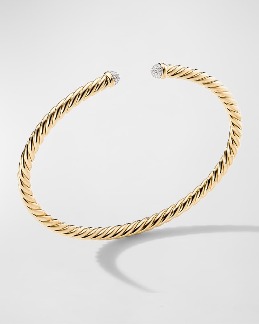 4mm Cable Flex Bracelet in 18K Gold