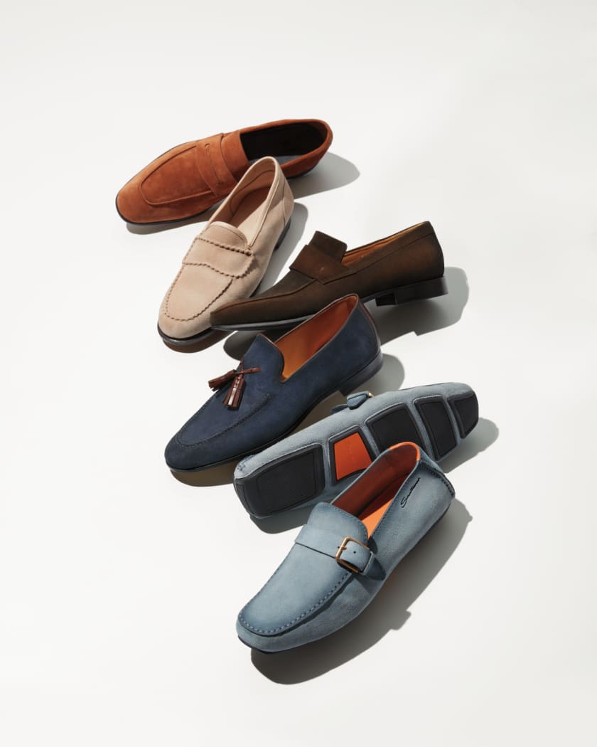 Men s Bath Suede Penny Loafers