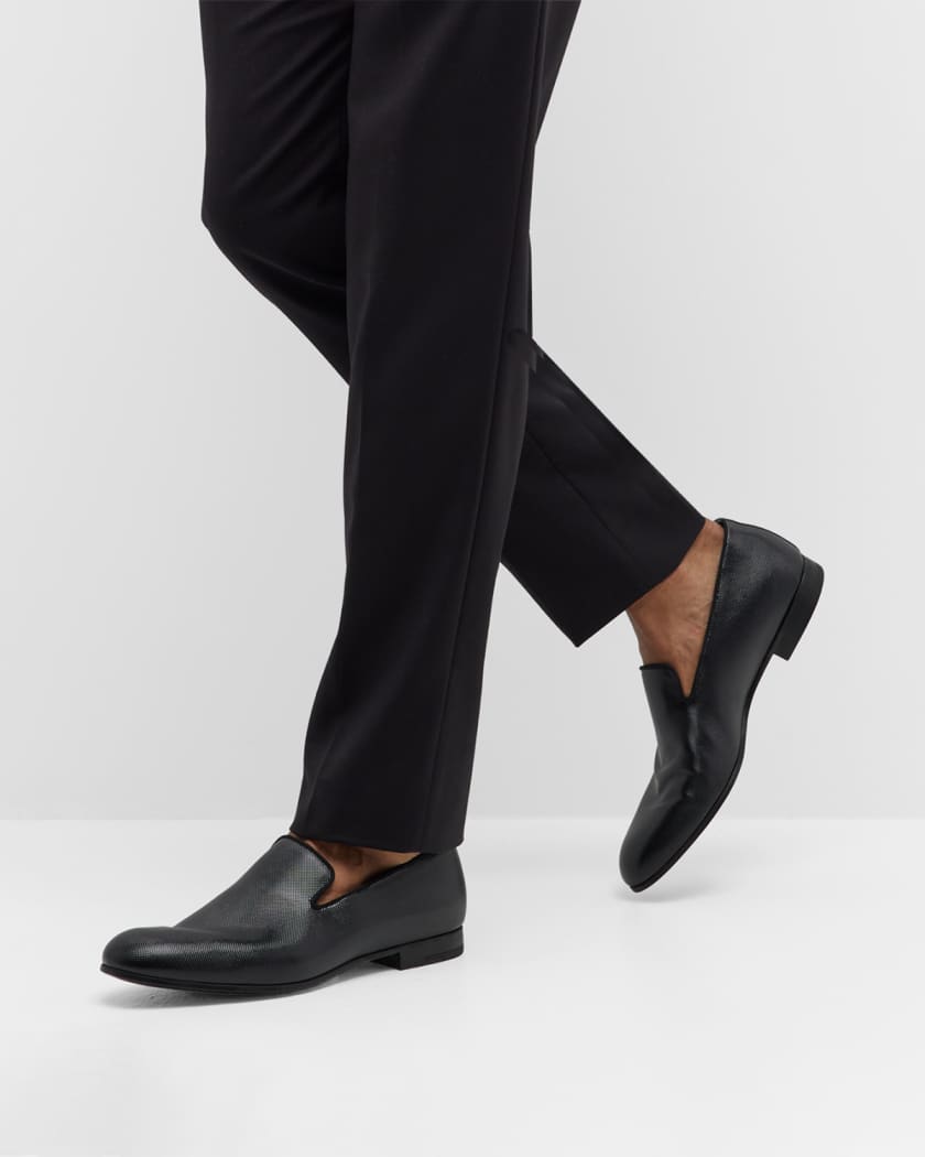 Armani mens loafers sale