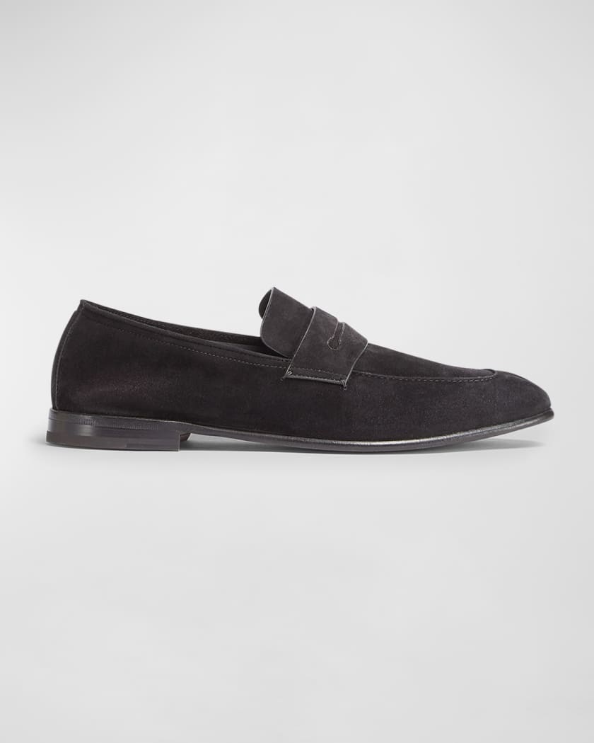 Zegna L'Asola leather loafers - Black