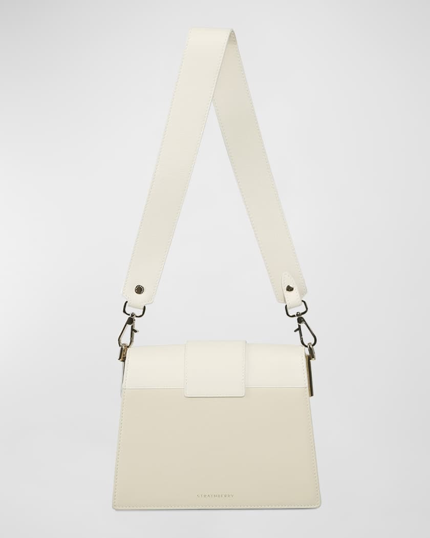 Strathberry Crescent Bi Color Shoulder Bag