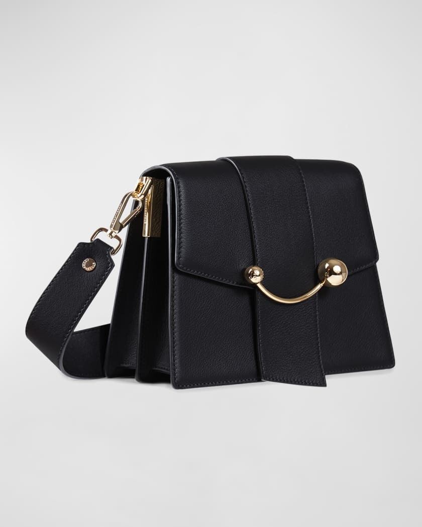 Shop Strathberry Crescent Leather Shoulder Bag