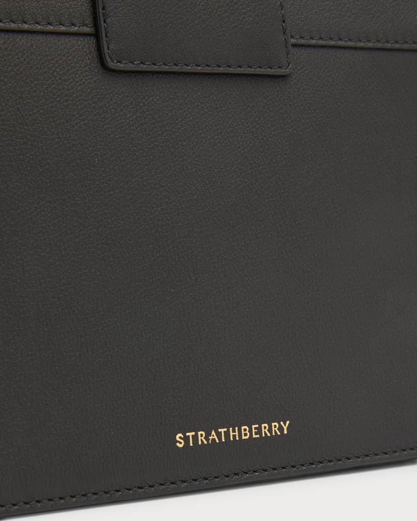 STRATHBERRY 'BOX CRESCENT' SHOULDER BAG – Baltini