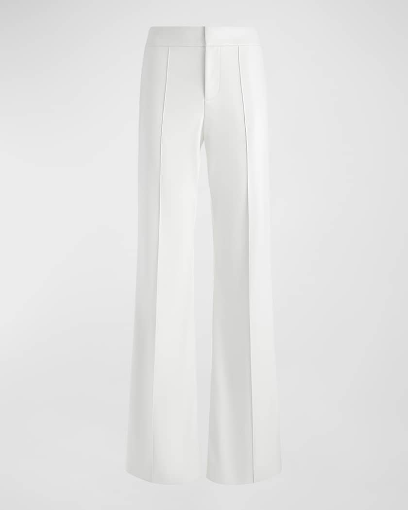 Alice Olivia Dylan Vegan Leather Wide Leg Pants Neiman Marcus