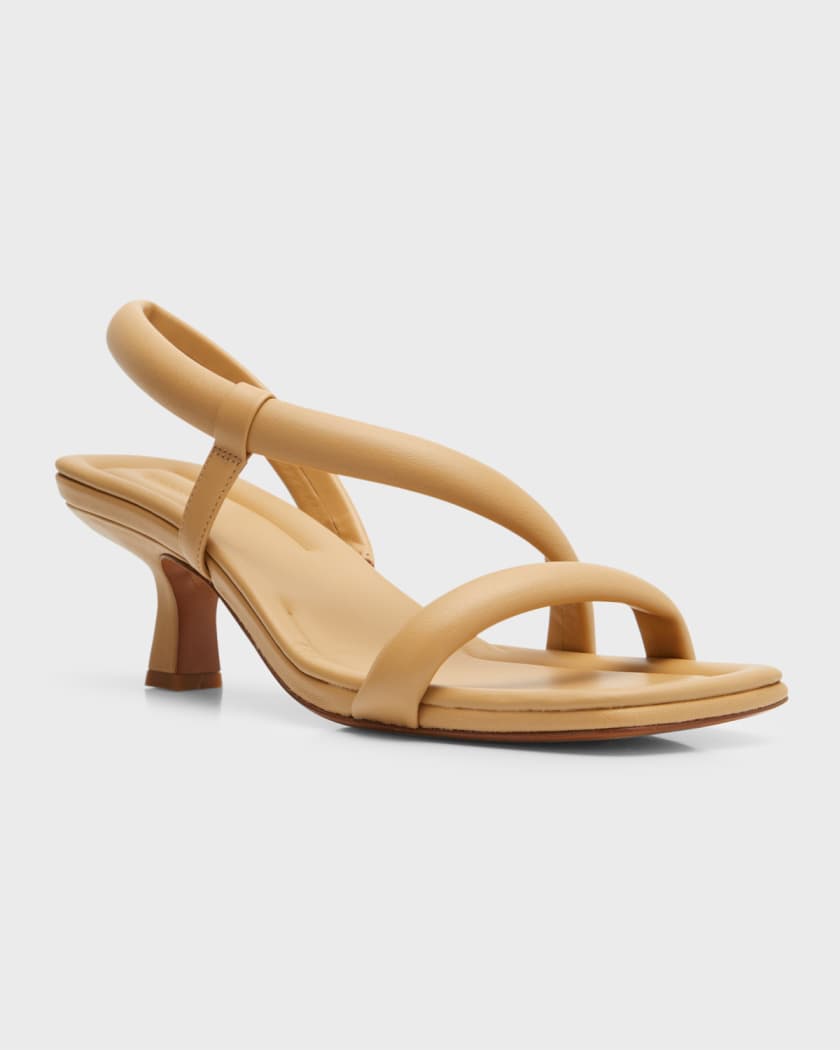 Leather slingback hot sale sandals