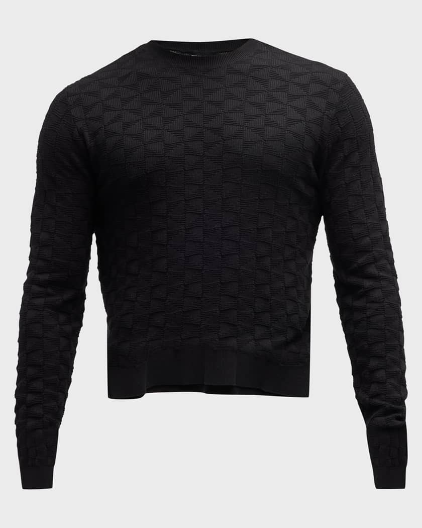 Giorgio Armani Men's Cashmere-Blend Crewneck Sweater