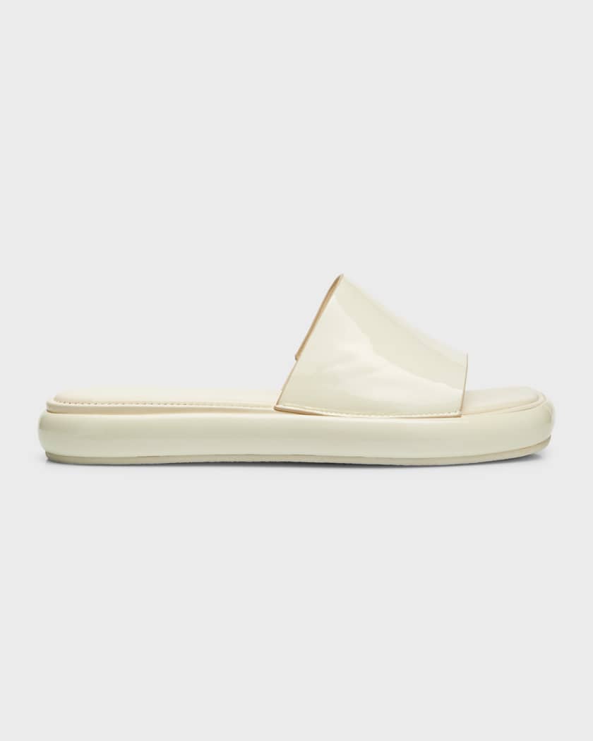 flatform sandals cream