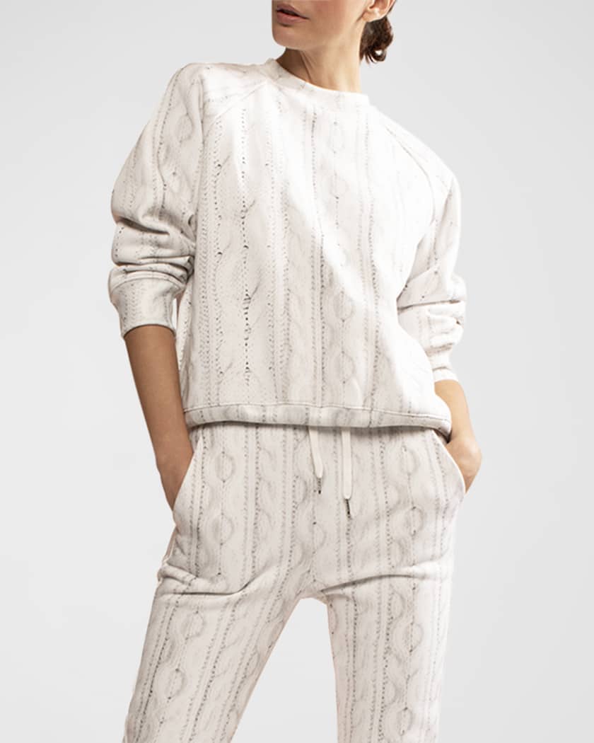 Cynthia rowley sales sunday printed sweatshirt
