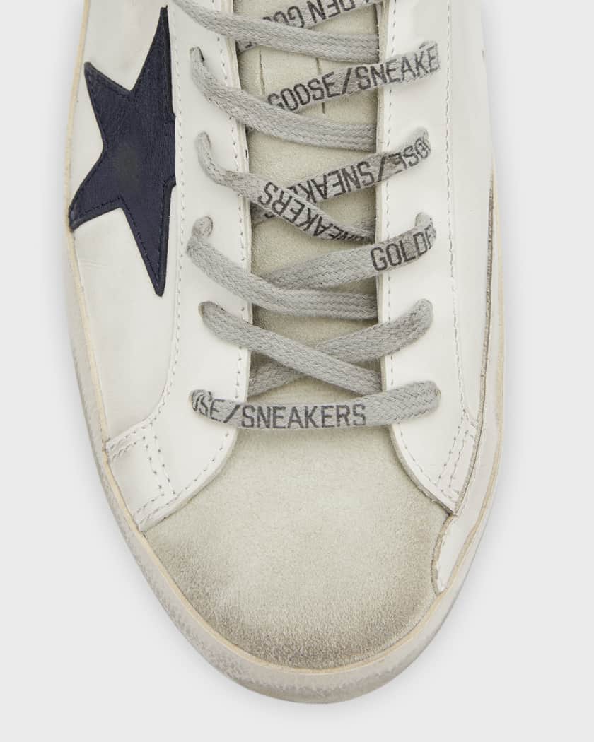 Men's Super-Star Leather Low-Top Sneakers