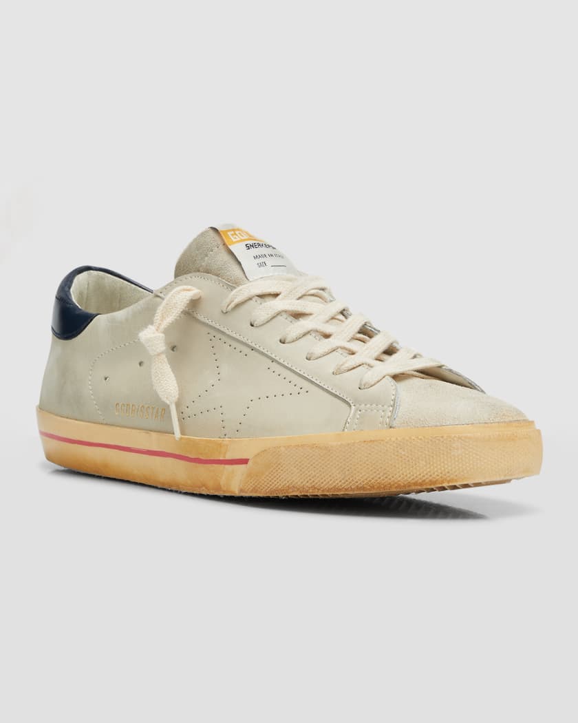 Golden Goose Men s Super Star Leather Low Top Sneakers Neiman Marcus