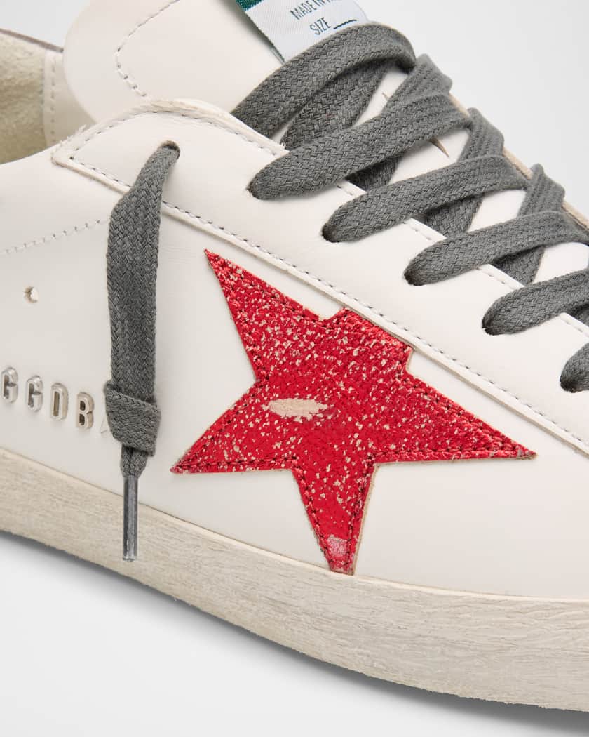 Men's Super-Star Leather Low-Top Sneakers