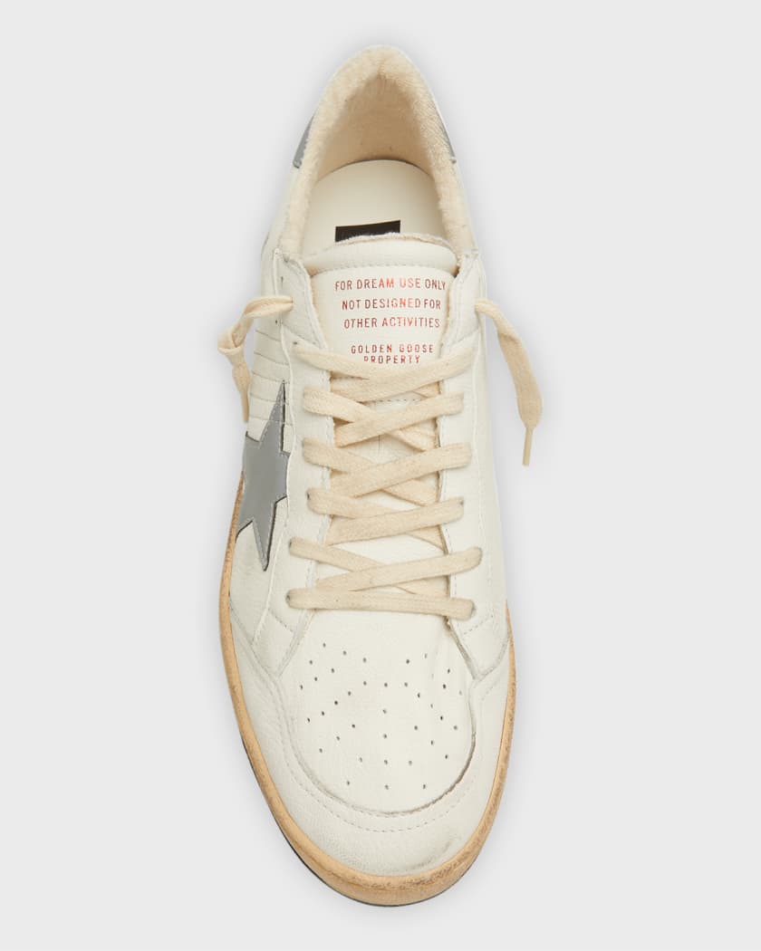 Men s Ball Star Leather Low Top Sneakers