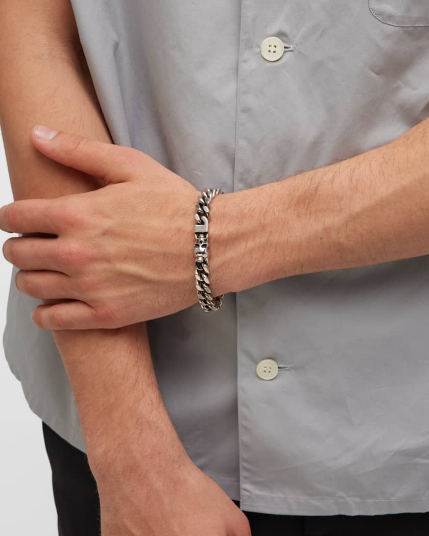 Alexander mcqueen men's skull bracelet shop